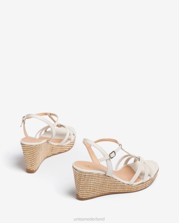 Unisa 02B0440 Sandalen van lakleer met sleehak en bandjes vrouwen mode