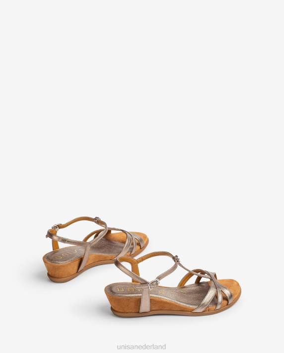 Unisa 02B092 Sandalen met bandjes en sleehak vrouwen bevallig