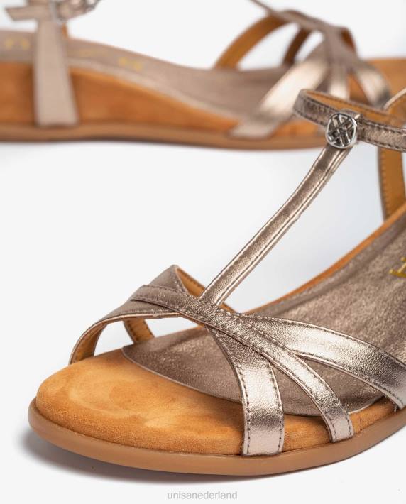 Unisa 02B092 Sandalen met bandjes en sleehak vrouwen bevallig